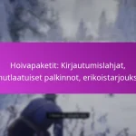 Hoivapaketit: Kirjautumislahjat, ainutlaatuiset palkinnot, erikoistarjoukset