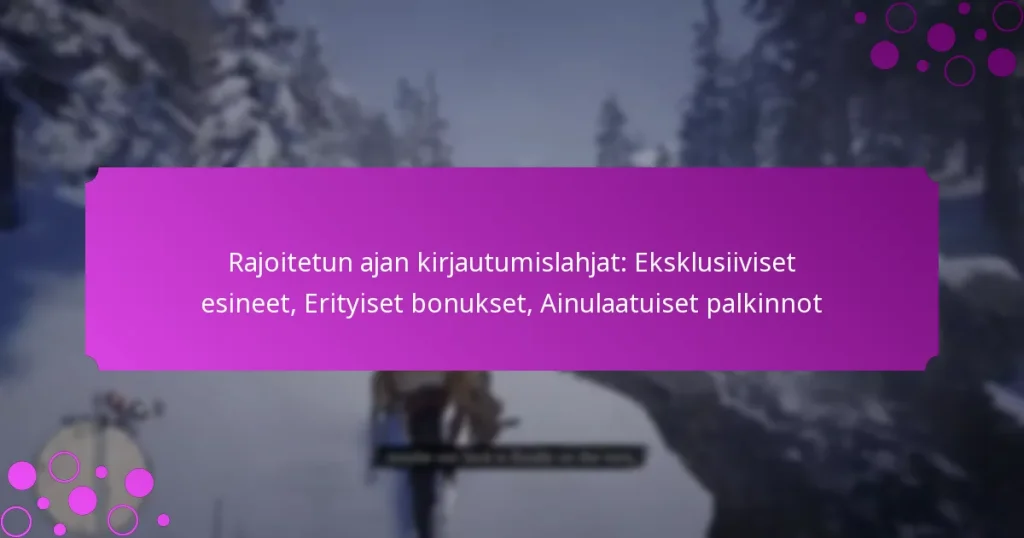 featured-image-rajoitetun-ajan-kirjautumislahjat-eksklusiiviset-esineet-erityiset-bonukset-ainulaatuiset-palkinnot