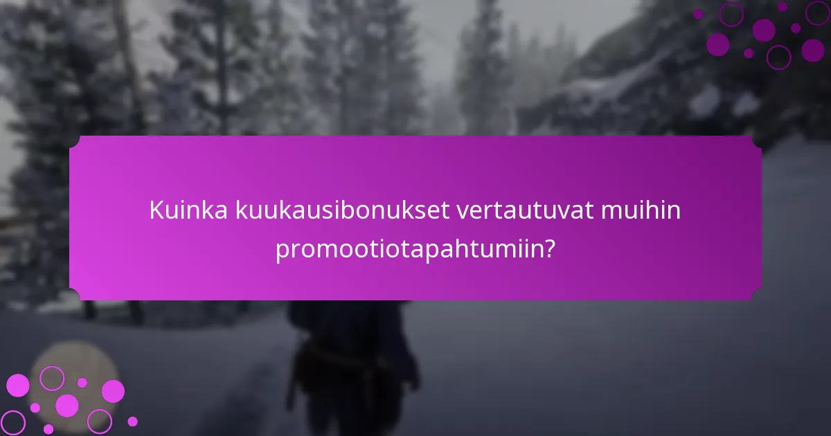 Kuinka pelaajat voivat osallistua kuukausibonuksiin?