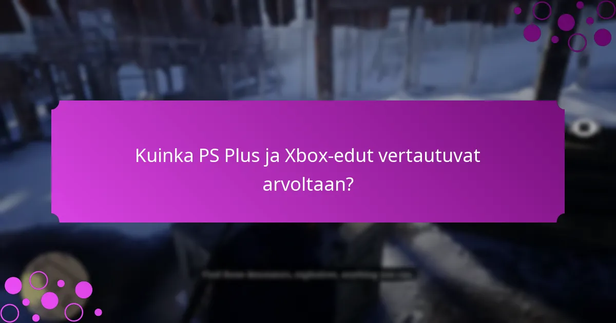 Mitkä eksklusiiviset esineet ovat saatavilla PS Plusin ja Xboxin kampanjoiden kautta?