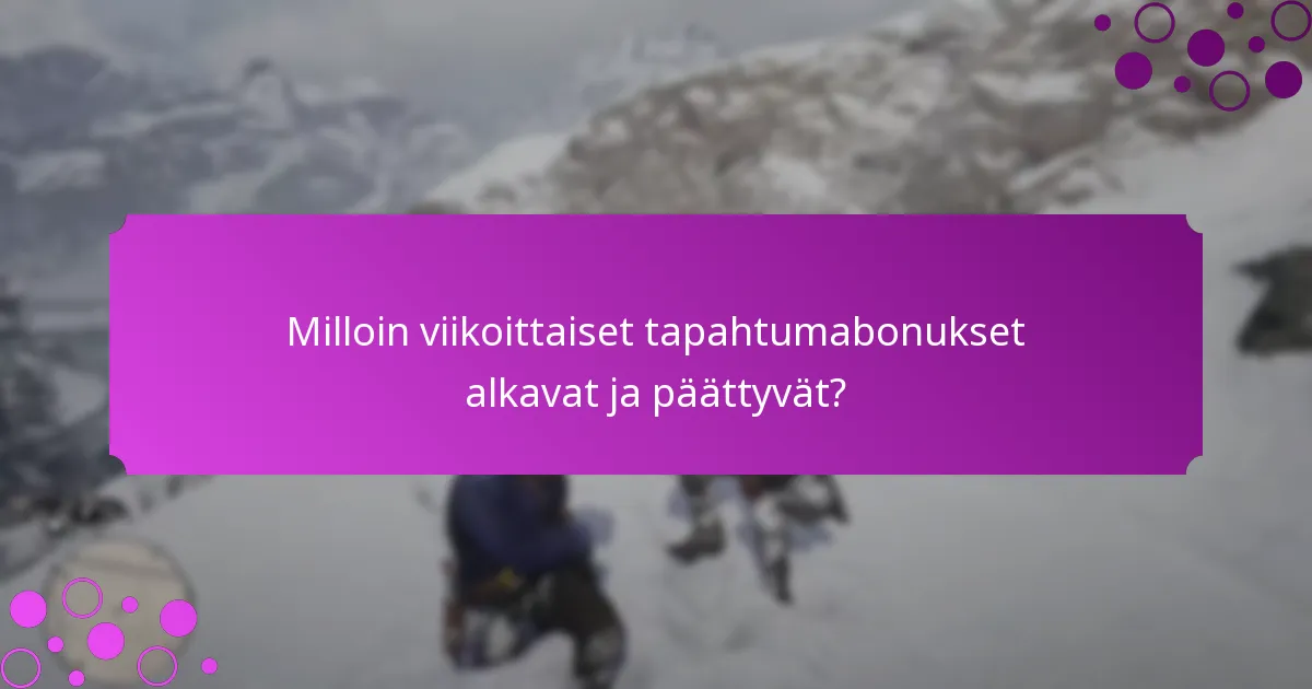 Kuinka nykyiset bonukset vertautuvat aiempiin viikkoihin?