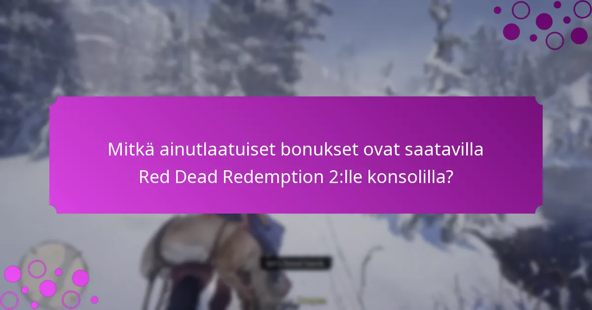 Mitkä ovat rajoitetun ajan tarjoukset Red Dead Redemption 2:lle konsolilla?