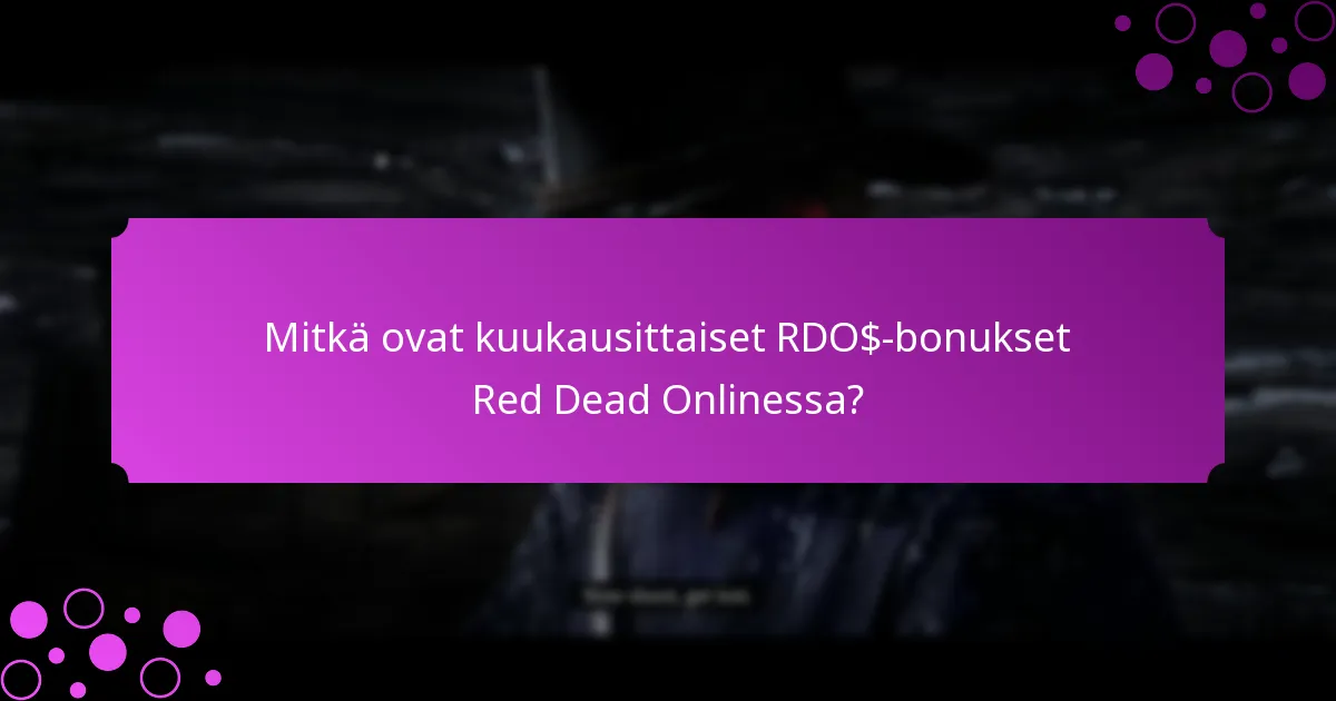 Kuinka pysyä ajan tasalla RDO$-bonuksista ja tapahtumista?